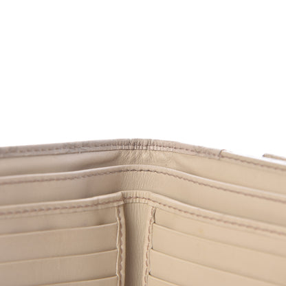 Gucci Guccissima Icon Bar French Flap Wallet White 9 of 21