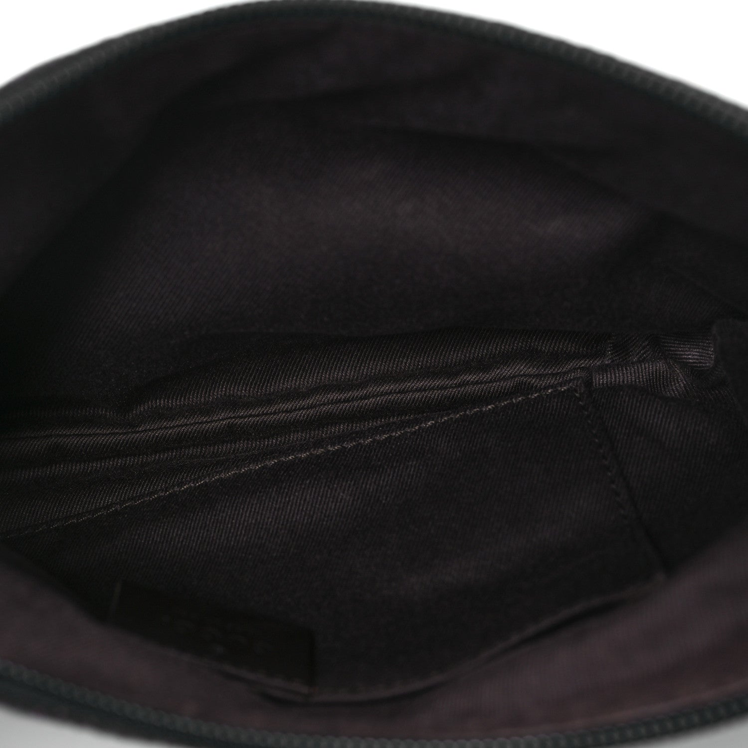 Gucci Denim Monogram Pochette Dark Brown 5 of 13