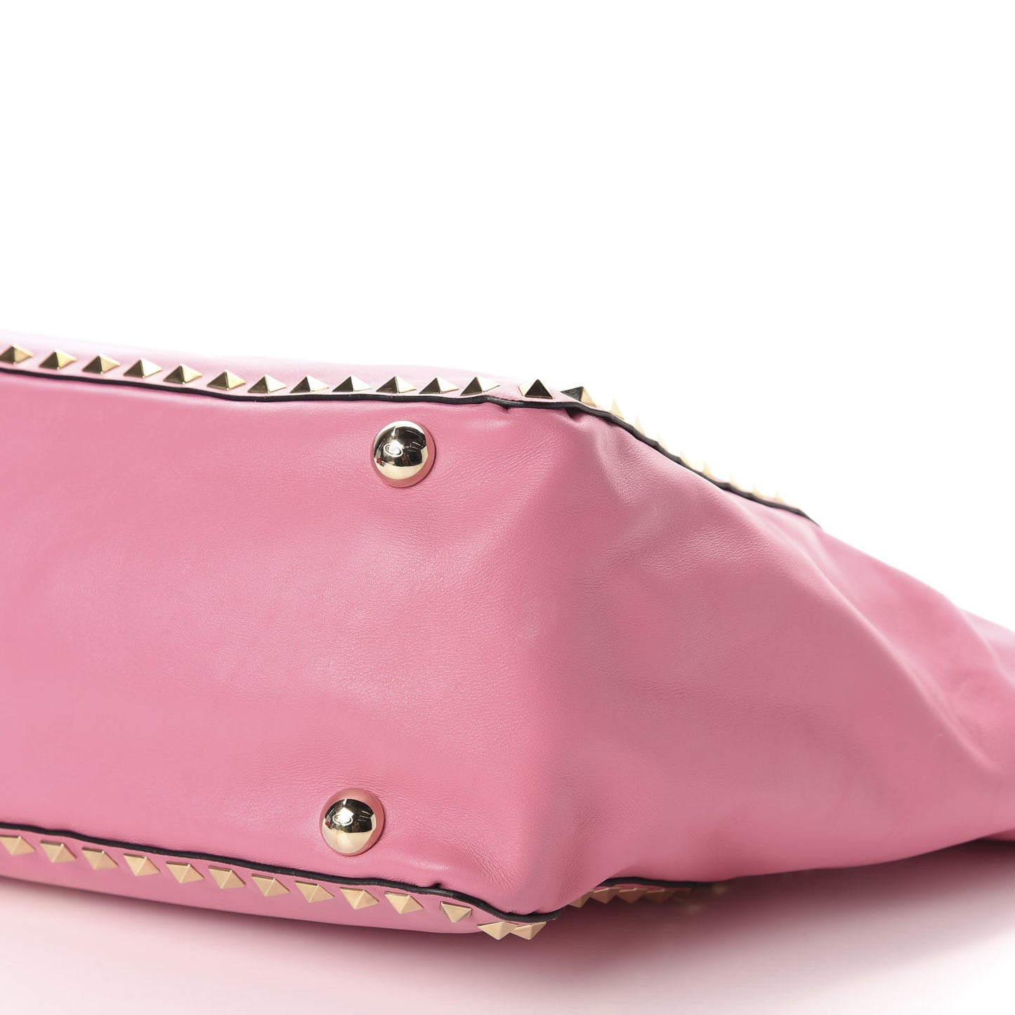 Vitello Medium Rockstud Tote Ninphea
