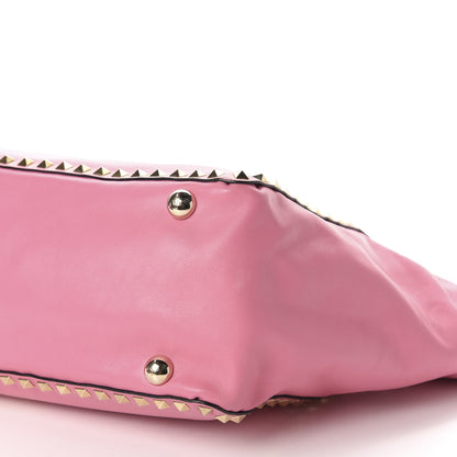 Valentino Garavani Vitello Medium Rockstud Tote Ninphea 7 of 9