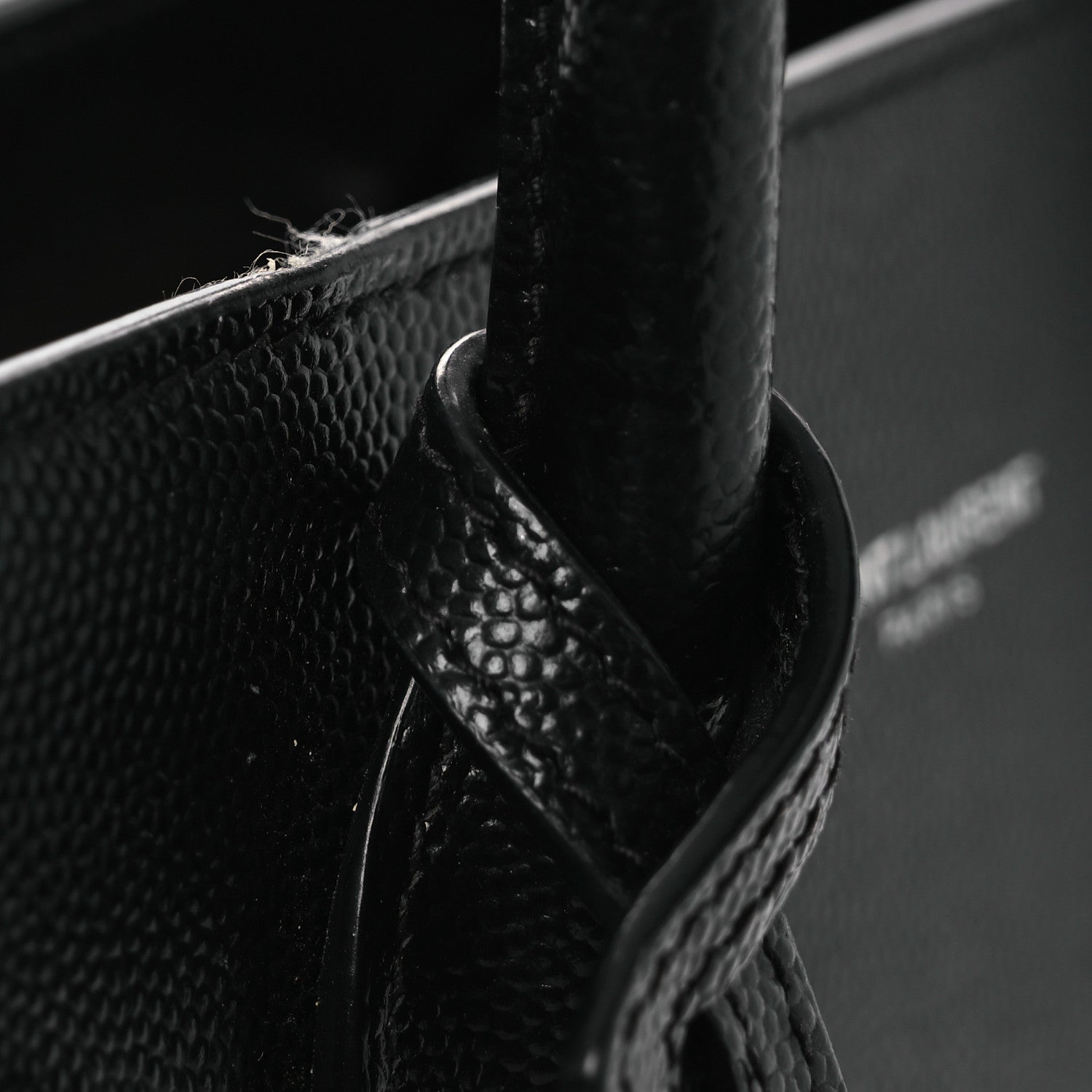 Saint Laurent Grain de Poudre Nano Sac De Jour Black 12 of 17