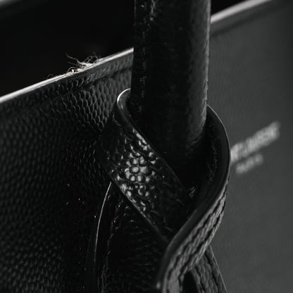 Saint Laurent Grain de Poudre Nano Sac De Jour Black 12 of 17