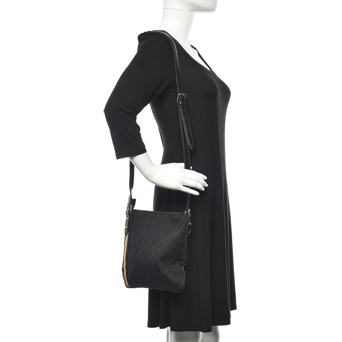 Monogram Jolicoeur Charms Messenger Bag Black