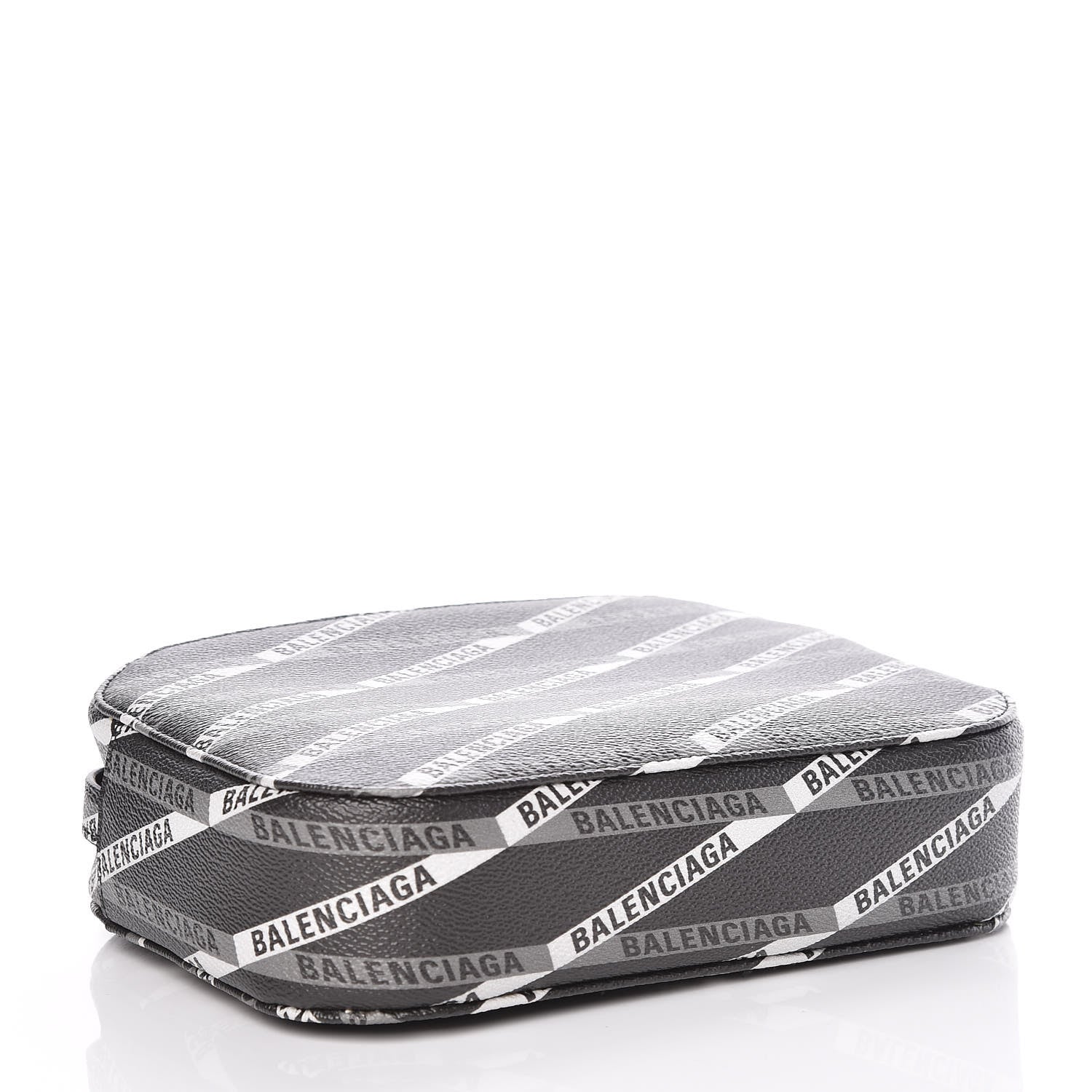 Balenciaga Coated Canvas Losange Monogram S Camera Bag Black Grey 4 of 9