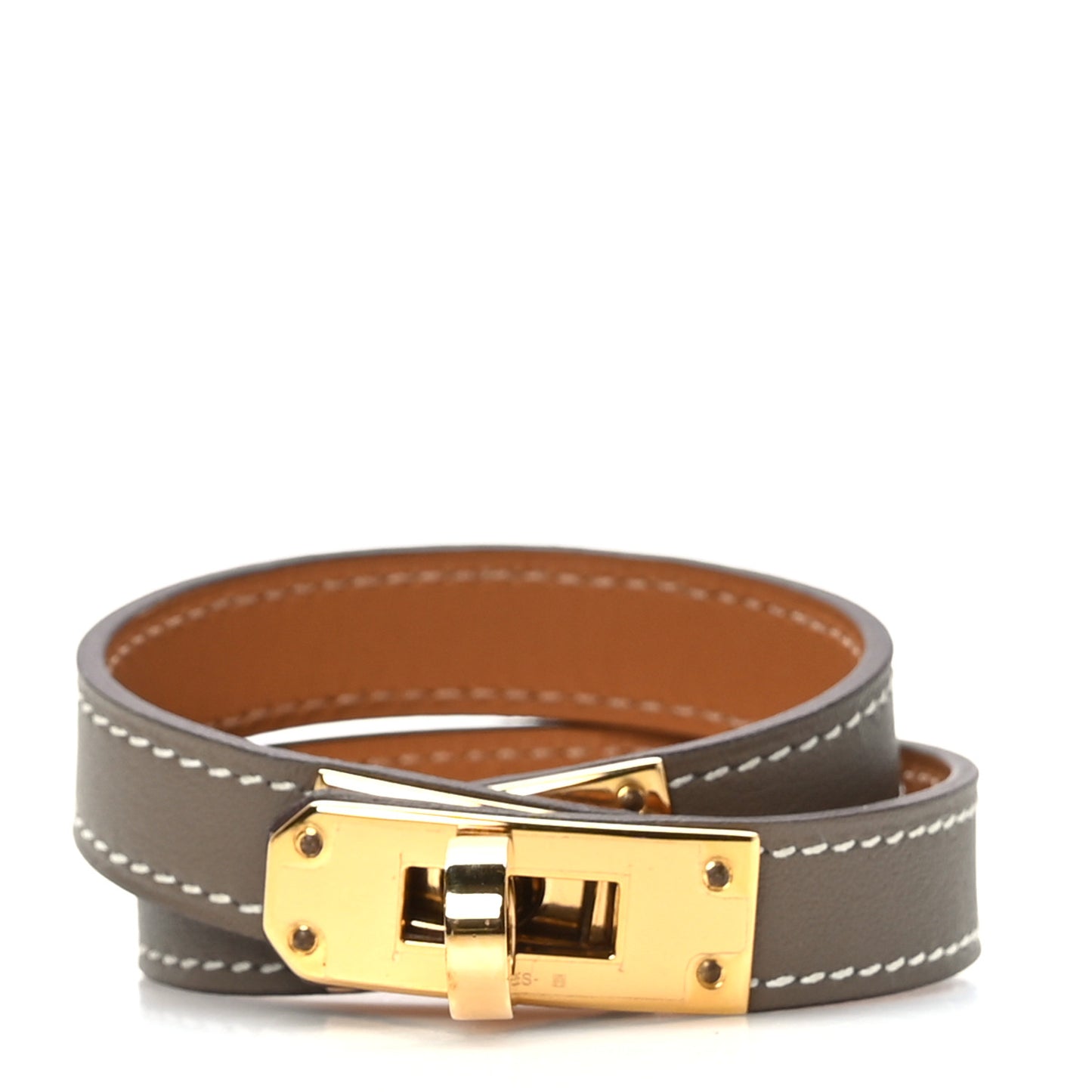 Swift Kelly Double Tour Bracelet Etoupe