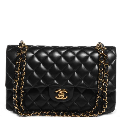 Chanel Lambskin Medium Double Flap Black 1 of 6