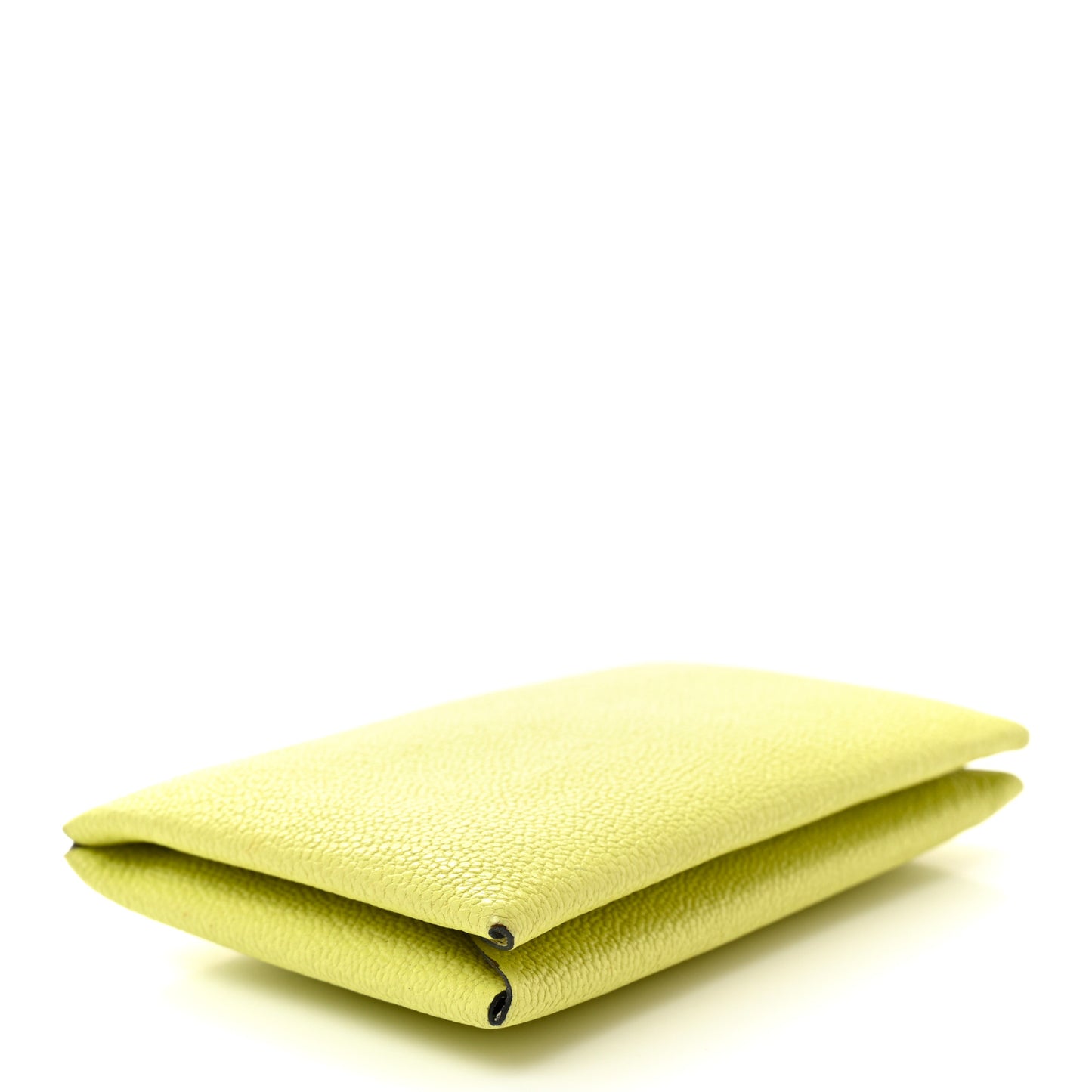 Chevre Mysore Verso Calvi Card Case Jaune Bourgeon Nata