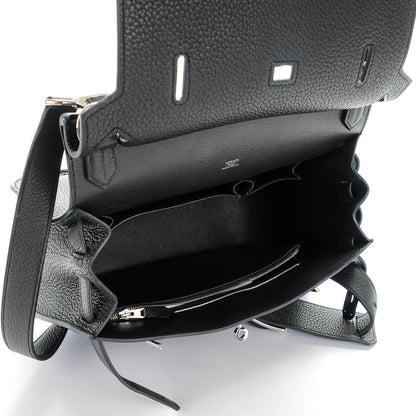Hermes Taurillon Clemence Jypsiere 28 Black 2 of 10
