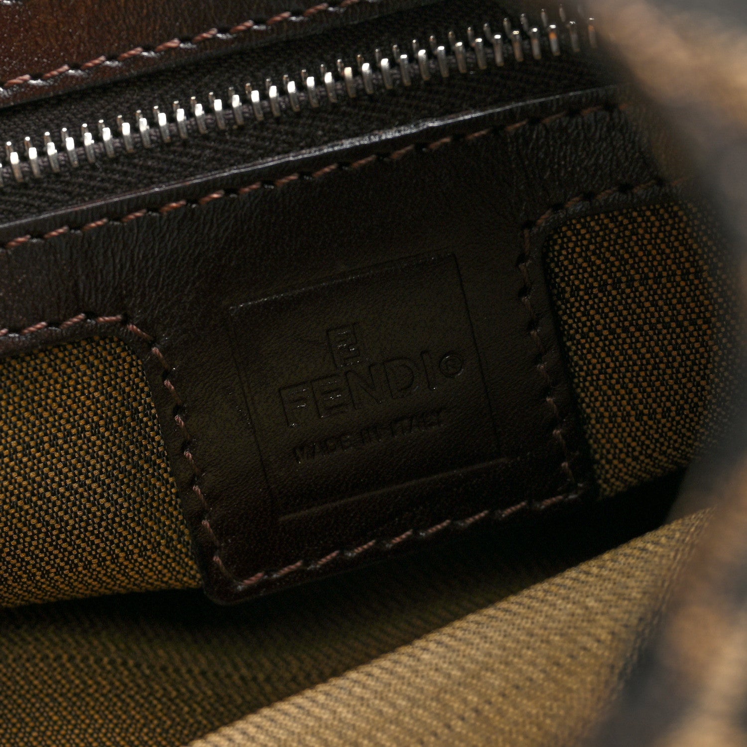 Fendi Zucca Hobo Tobacco 6 of 9