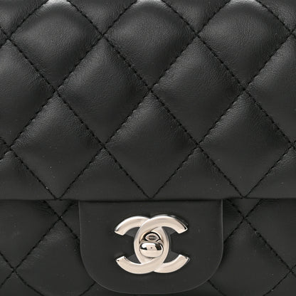 Chanel Calfskin Quilted CC Uniform Flap Belt Bag Black 9 of 12