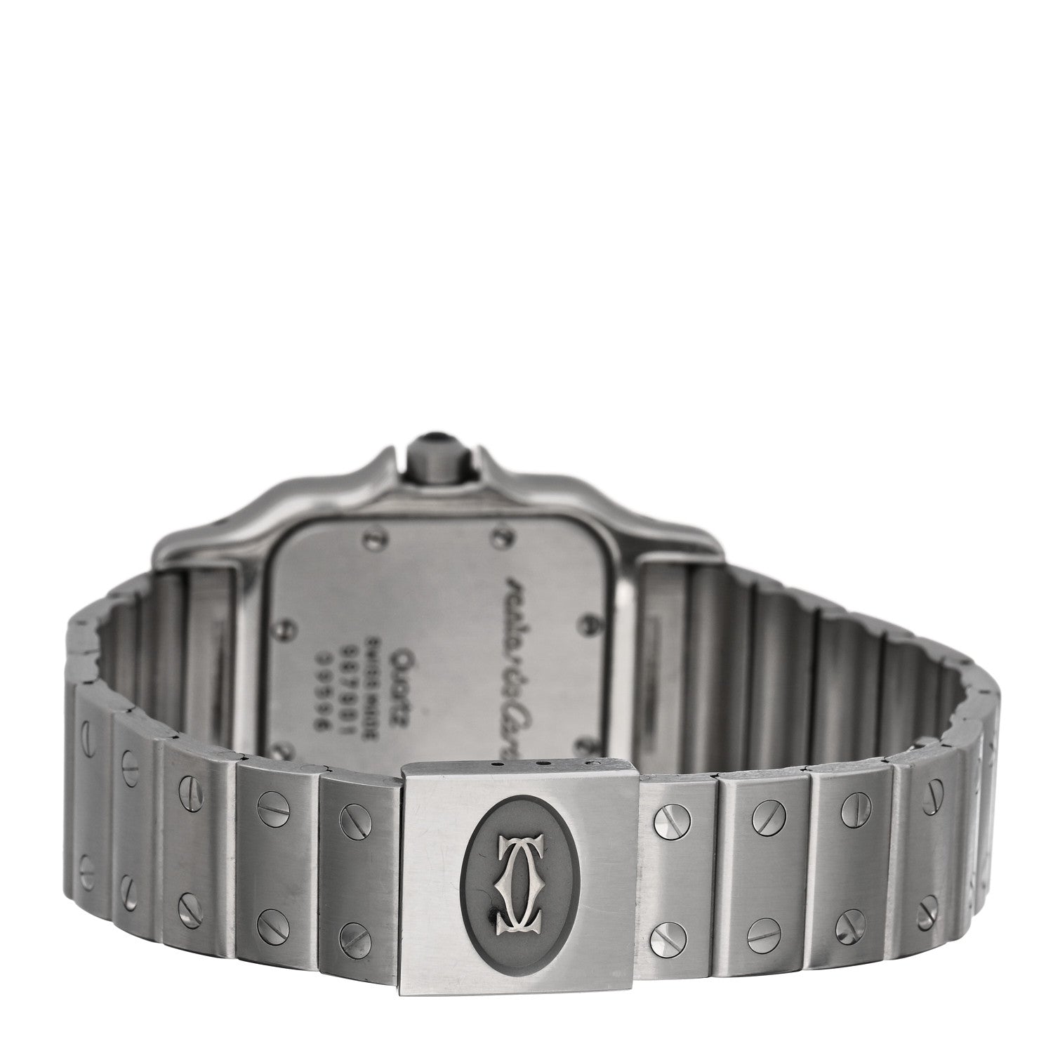 Cartier Stainless Steel 29mm Santos De Cartier Galbee Quartz Watch 3 of 4