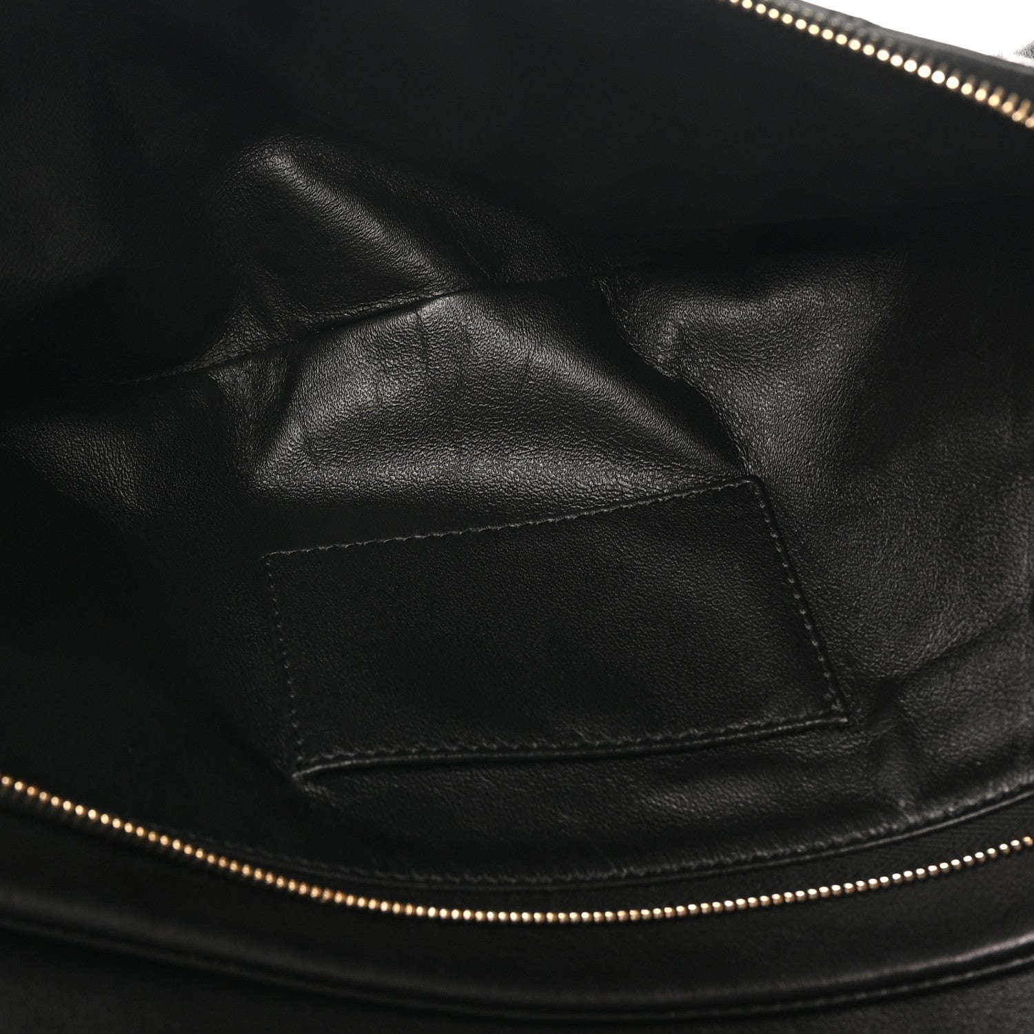Chanel Calfskin Stitched Thin City Clutch Black 6 of 10
