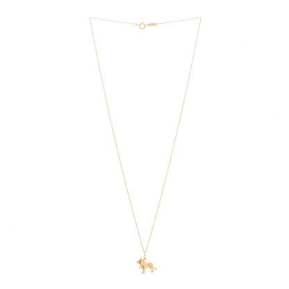 Tiffany 18K Rose Gold Save The Wild Lion Charm Pendant Necklace 2 of 4