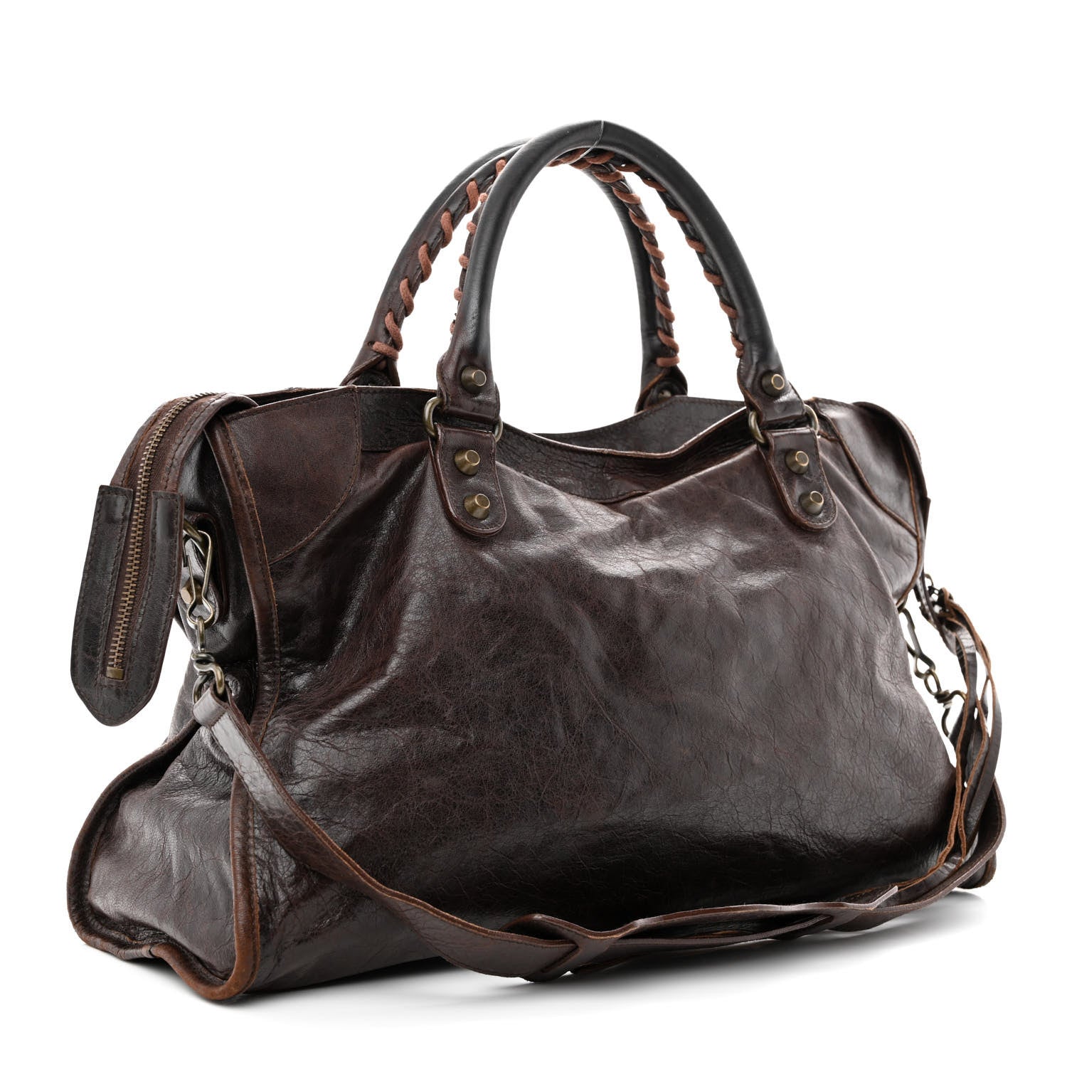 Balenciaga Agneau Classic Hardware City Cigare Fonce 3 of 19