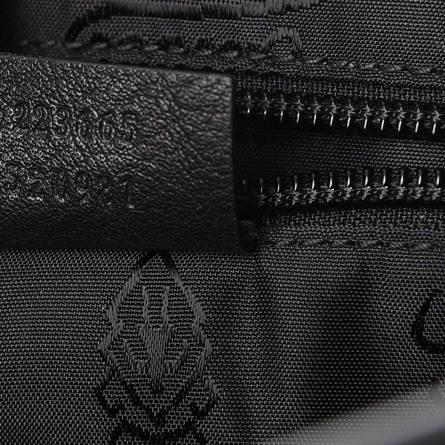 Guccissima Medium Flap Messenger Bag Black