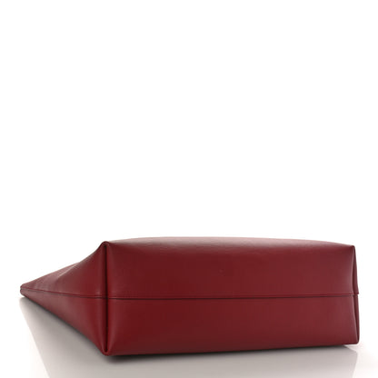 Saint Laurent Calfskin Large Shopping Tote Red 5 of 9