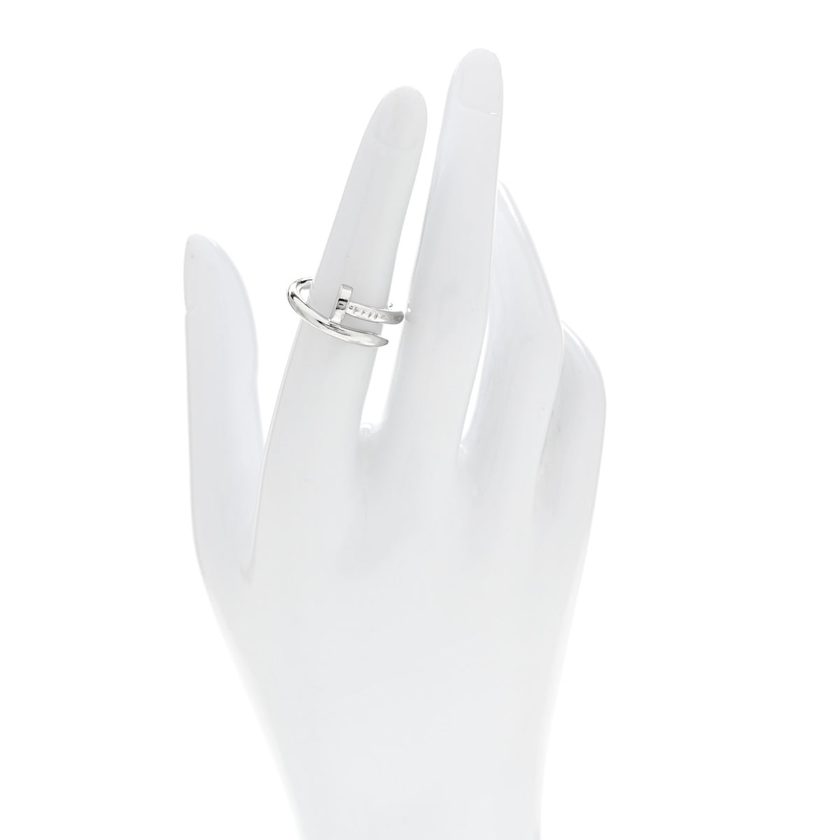 18K White Gold Juste Un Clou Ring 53 6.25