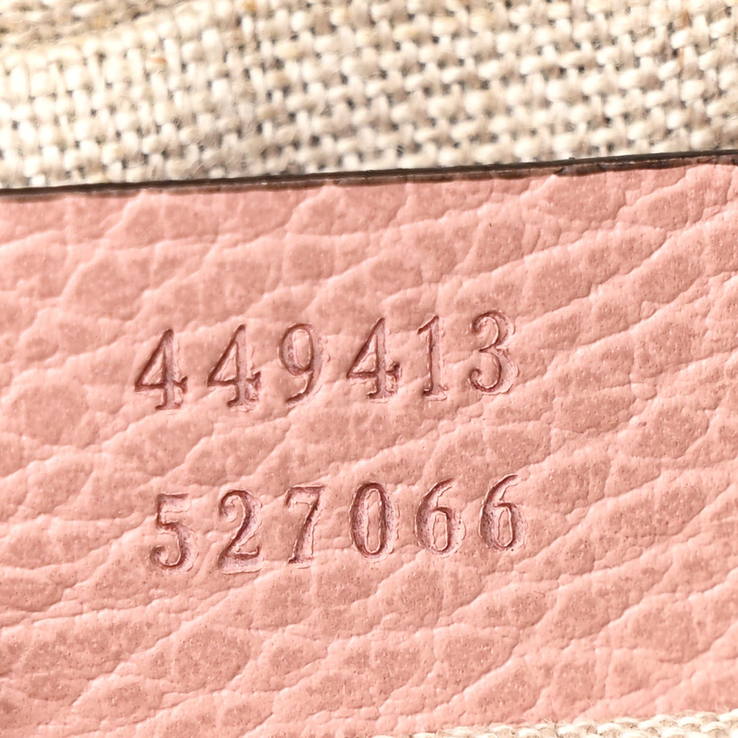 Monogram Mini Bree Messenger Bag Beige Soft Pink
