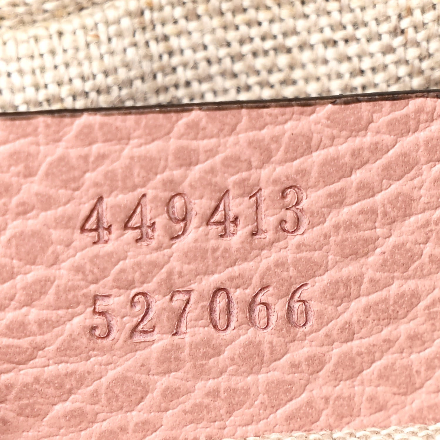 Gucci Monogram Mini Bree Messenger Bag Beige Soft Pink 7 of 10
