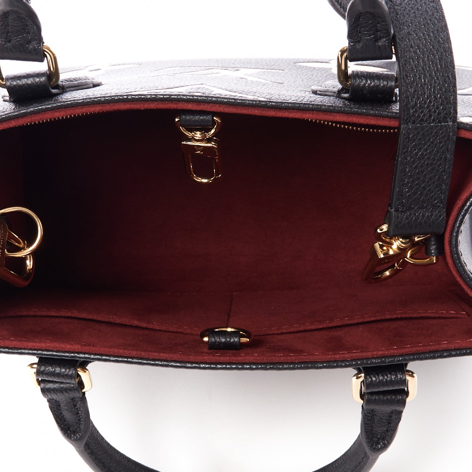 Louis Vuitton Empreinte Monogram Giant Onthego PM Black Beige 7 of 8