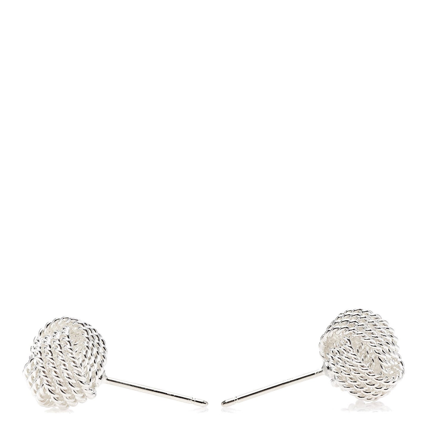Sterling Silver Twist Knot Earrings