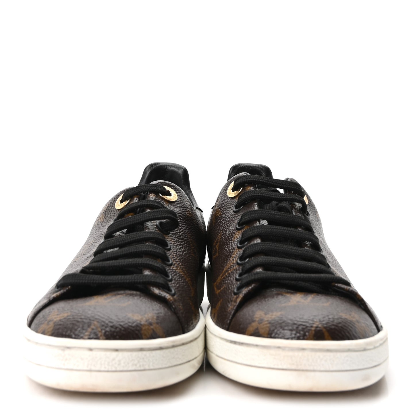 Patent Monogram Frontrow Sneakers 35