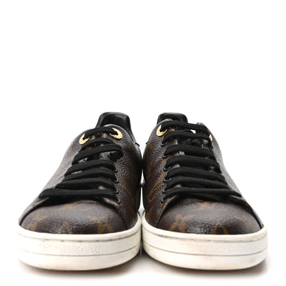 Louis Vuitton Patent Monogram Frontrow Sneakers 35 3 of 9