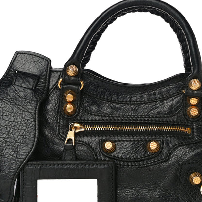 Balenciaga Agneau Giant 12 Gold Hardware Mini City Black 7 of 12