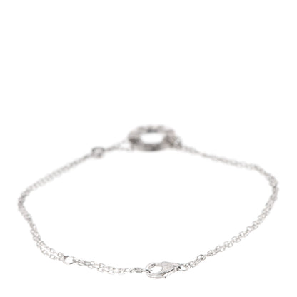 Cartier 18K White Gold Diamond LOVE Bracelet 3 of 5