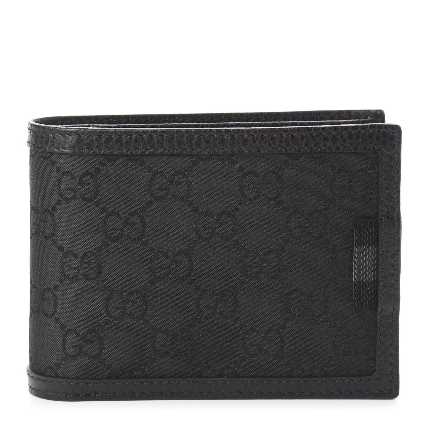 Monogram Web Passcase Wallet Black
