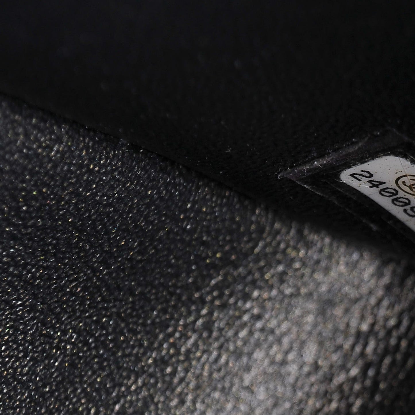 Caviar Quilted Jumbo Double Flap Charcoal