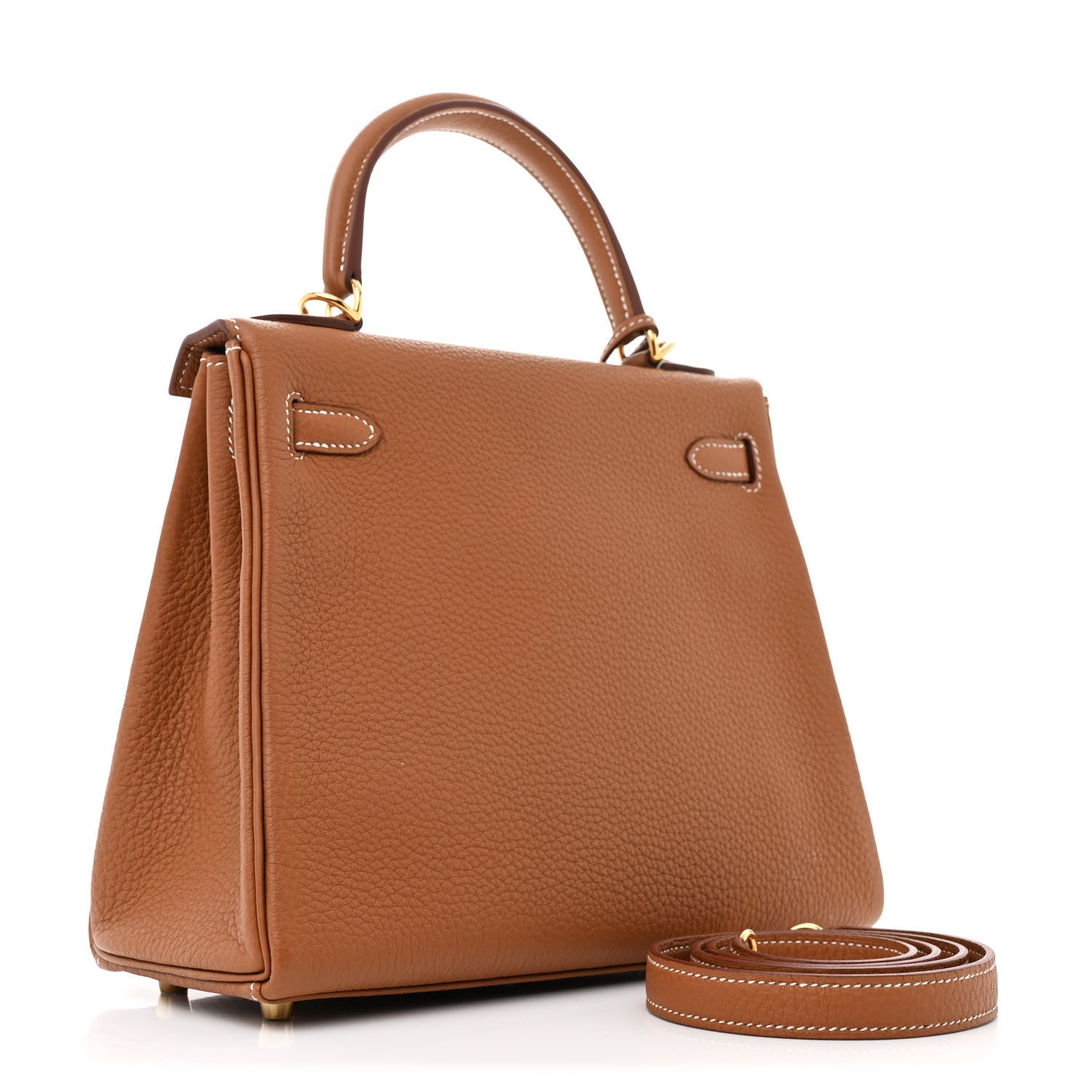 Hermes Togo Kelly Retourne 25 Gold 3 of 15