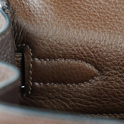 Hermes Taurillon Clemence Kelly Retourne 32 Chocolate 20 of 26
