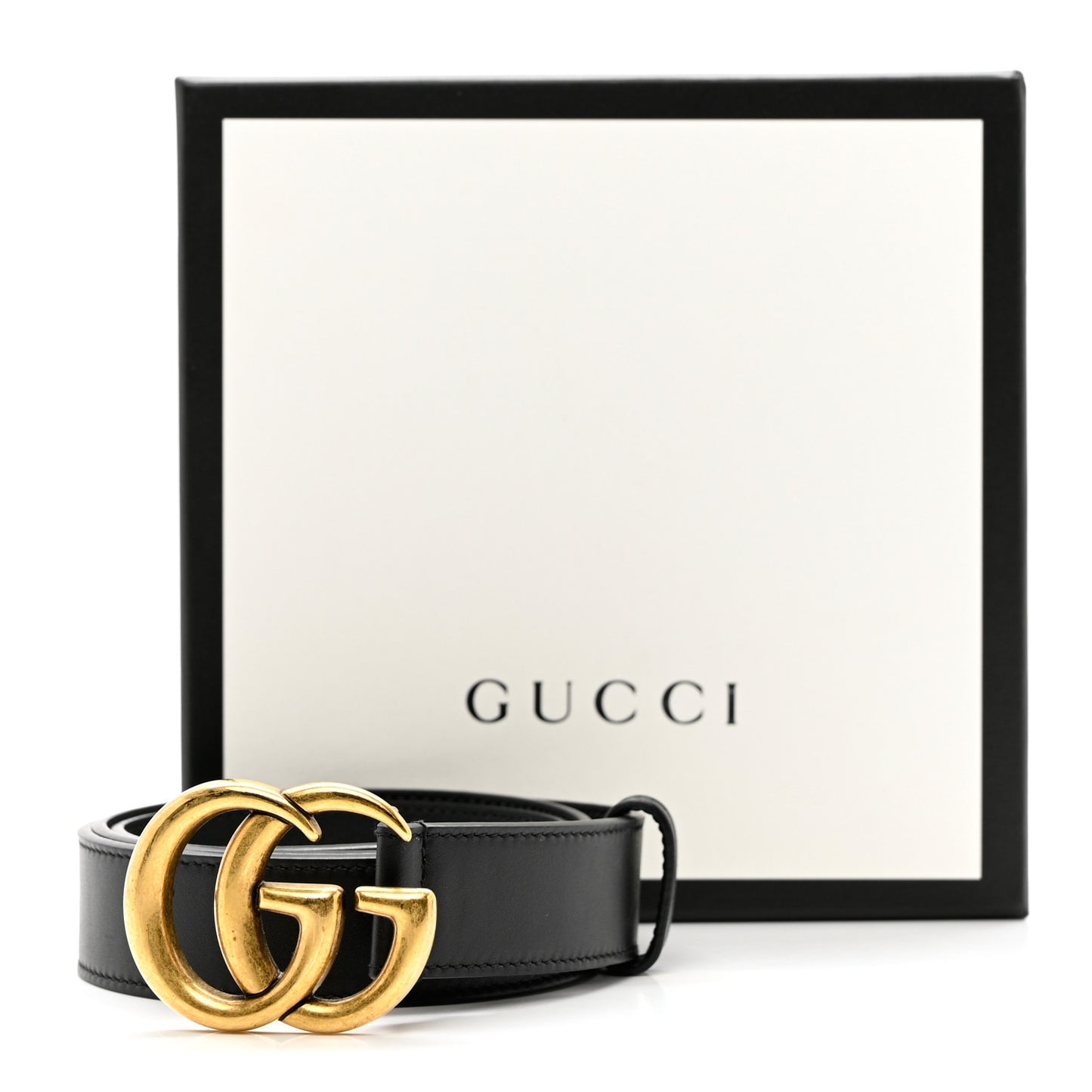Calfskin Double G 30mm Belt 85 34 Black
