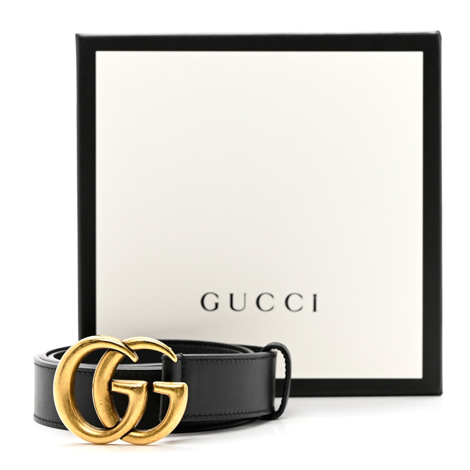 Gucci Calfskin Double G 30mm Belt 85 34 Black 6 of 6
