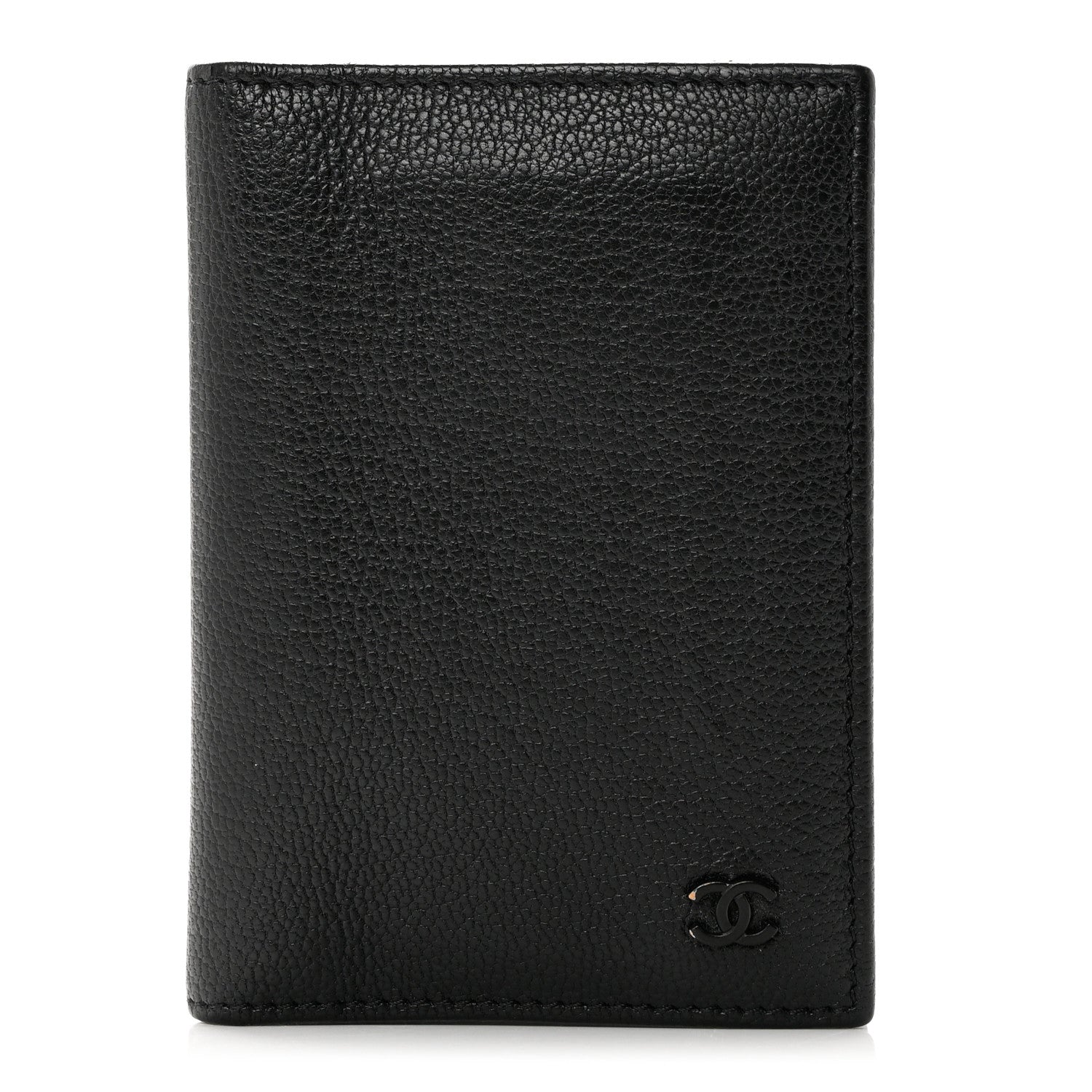Chanel Goatskin Card Case Black 1 of 10
