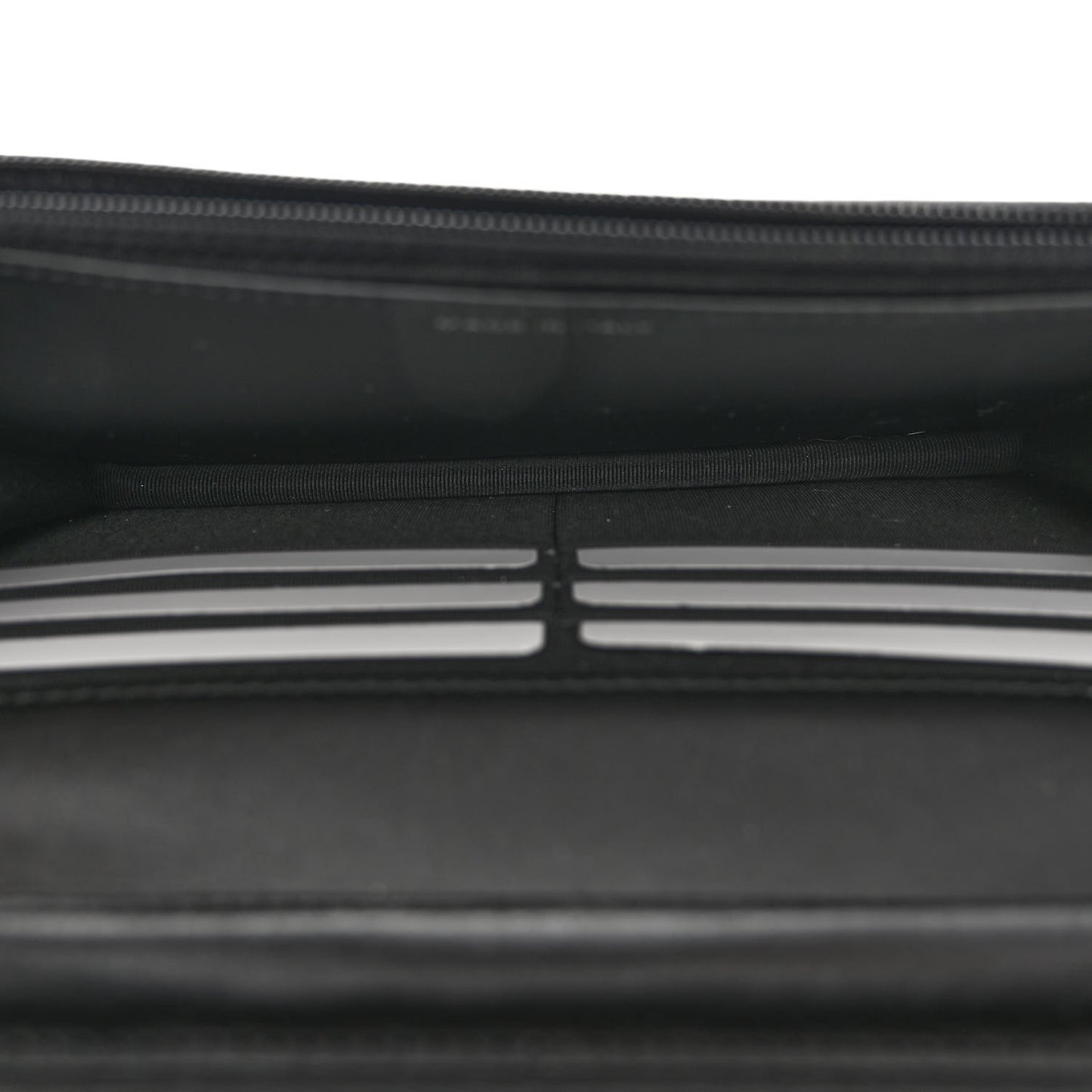 Aged Calfskin Chevron Quilted Reissue Wallet On Chain WOC So Black