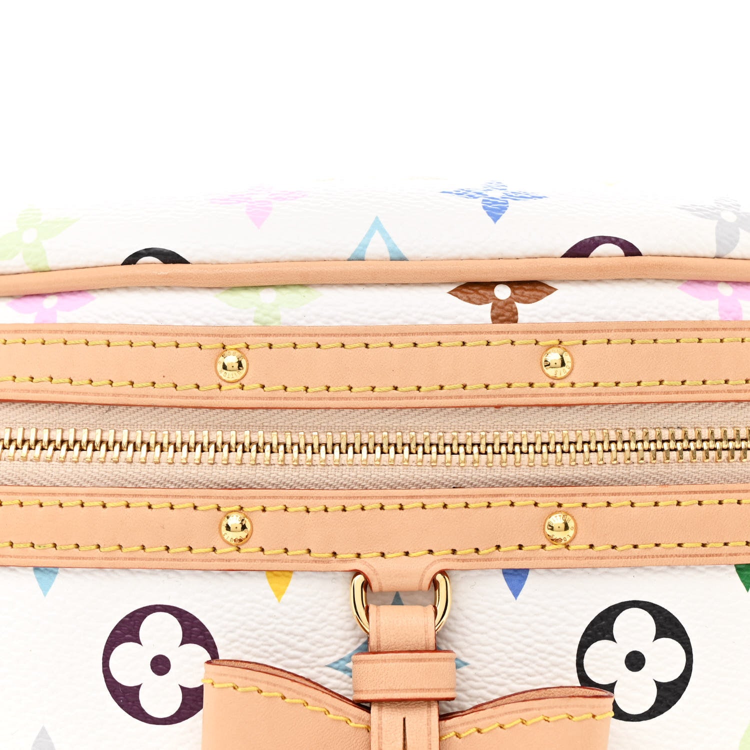 Louis Vuitton LV X TM Monogram Multicolor High Rise Bumbag White 6 of 9