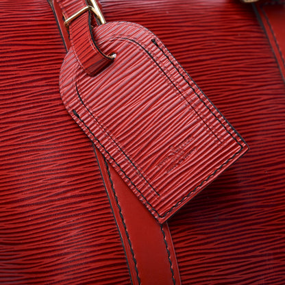 Louis Vuitton Epi Keepall 45 Castillan Red 15 of 15