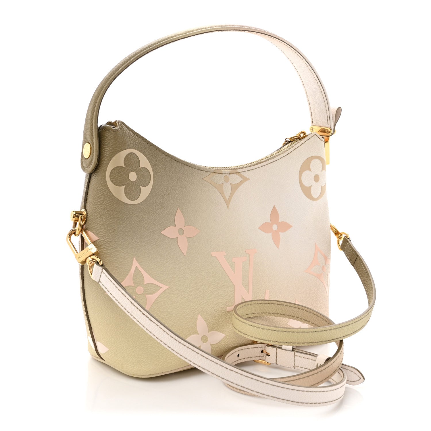 Louis Vuitton Monogram Giant Spring In The City Marshmallow Hobo Sunset Kaki 3 of 15