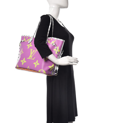 Louis Vuitton Monogram Giant Neverfull MM Pink Lilac 2 of 12