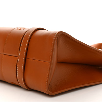 Chloe Calfskin Medium Woody Tote Caramel 9 of 9