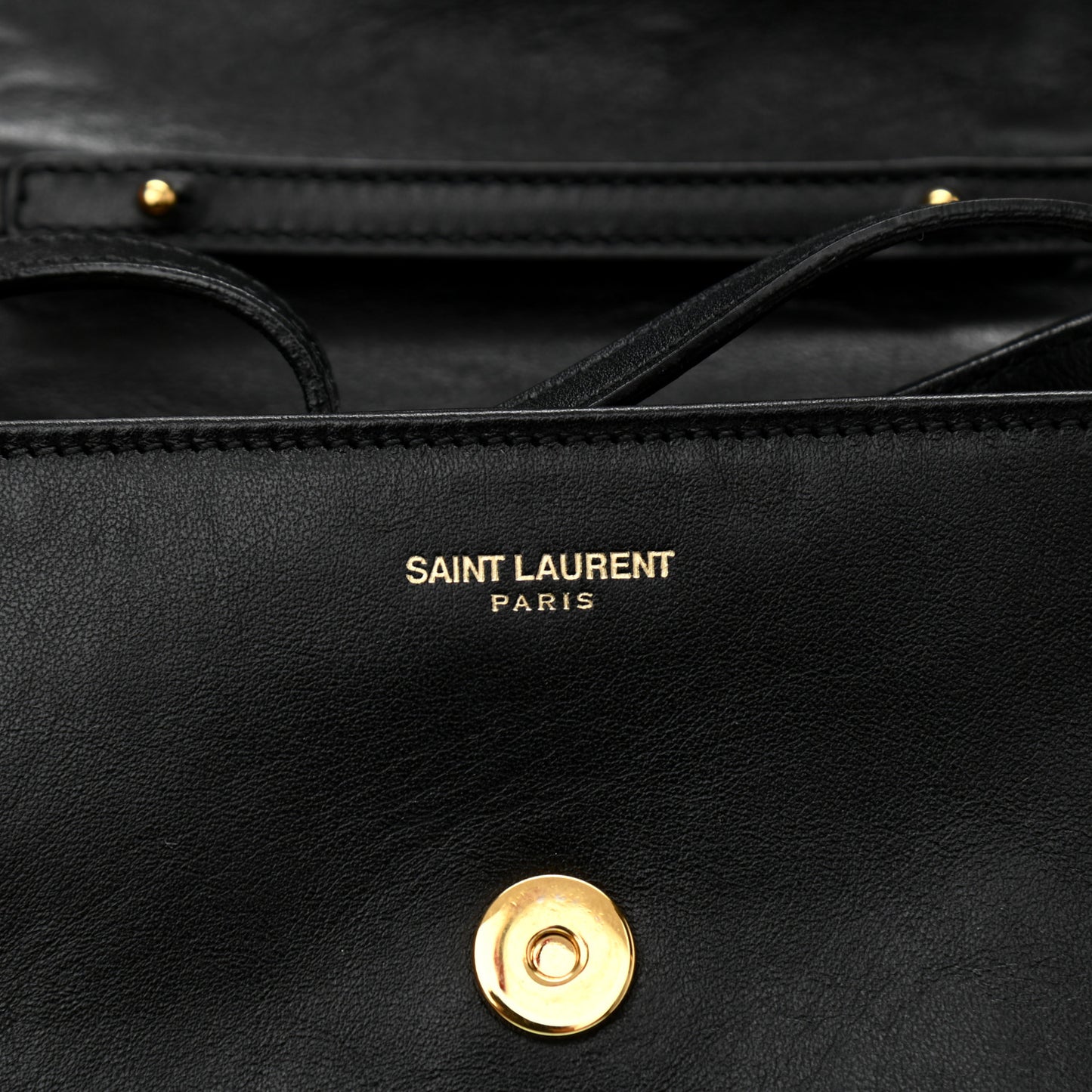 Calfskin Crossbody Bag Black