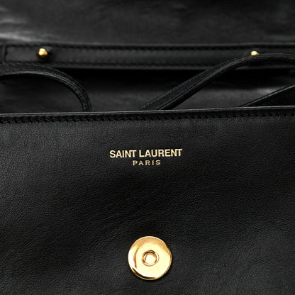 Saint Laurent Calfskin Crossbody Bag Black 6 of 9