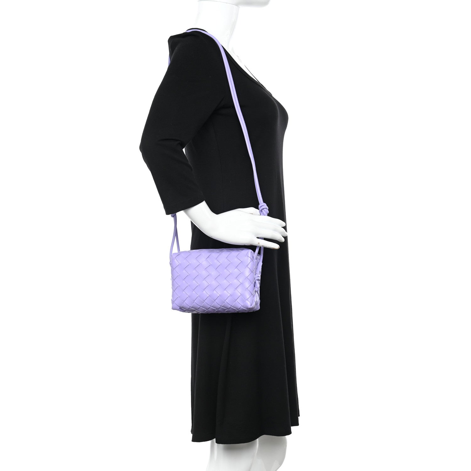 Bottega Veneta Nappa Intrecciato Mini Loop Camera Bag Wisteria 2 of 11