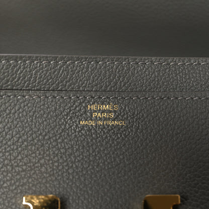 Hermes Evercolor Constance Long To Go Wallet Gris Meyer Gris Meyer 6 of 11