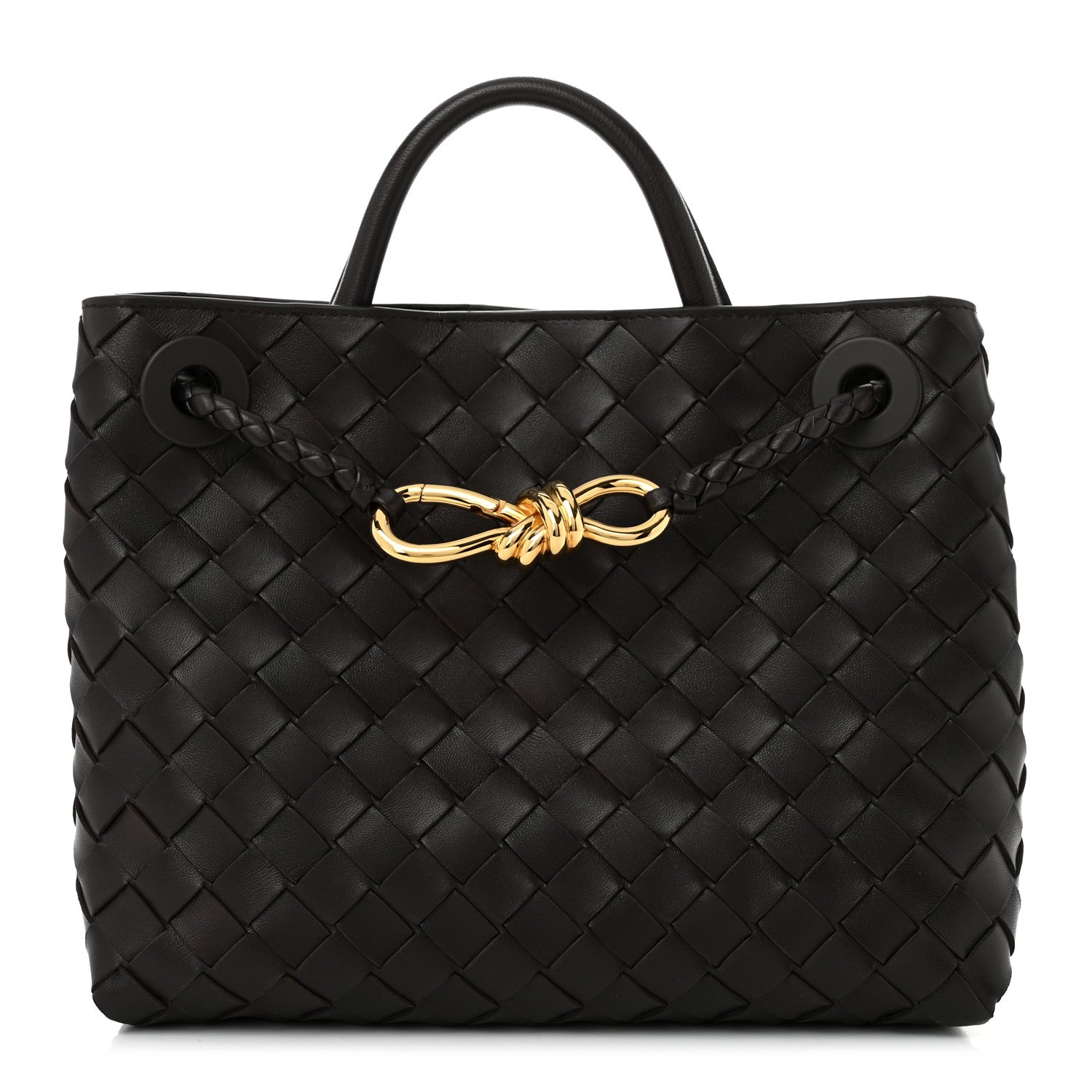 Bottega Veneta Nappa Intrecciato Small Andiamo Shoulder Bag Fondant 1 of 9