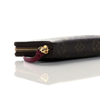 Louis Vuitton Monogram Clemence Wallet Fuchsia 12 of 16