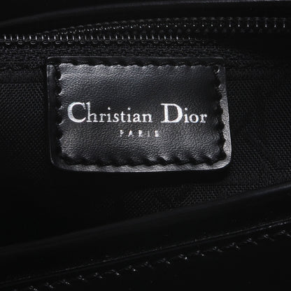 Christian Dior Leather Large Malice Tote Black 6 of 8