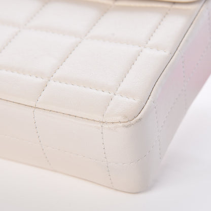 Chanel Lambskin East West Chocolate Bar Flap White 9 of 12